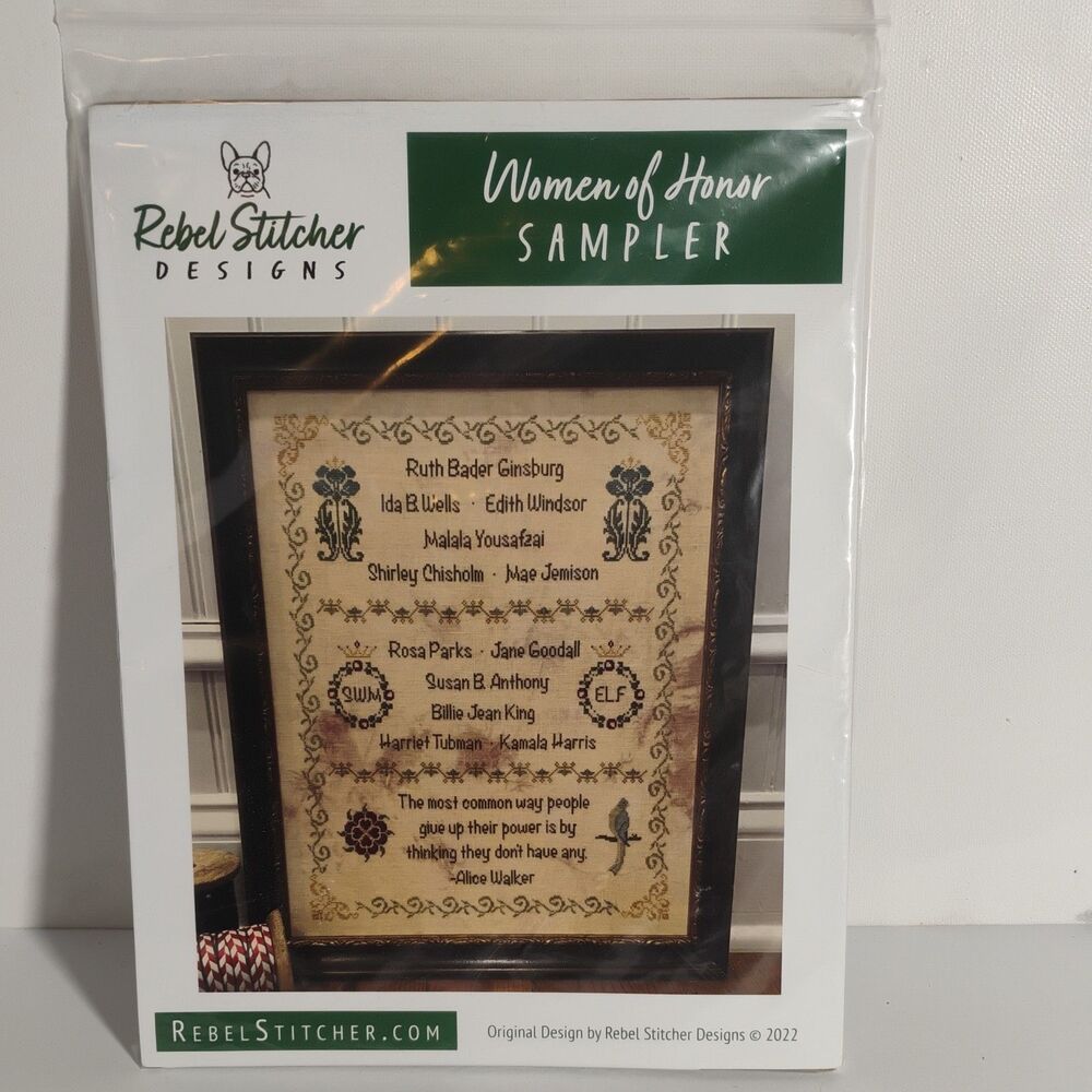 Women of Honor Sampler~Rebel Stitcher Designs